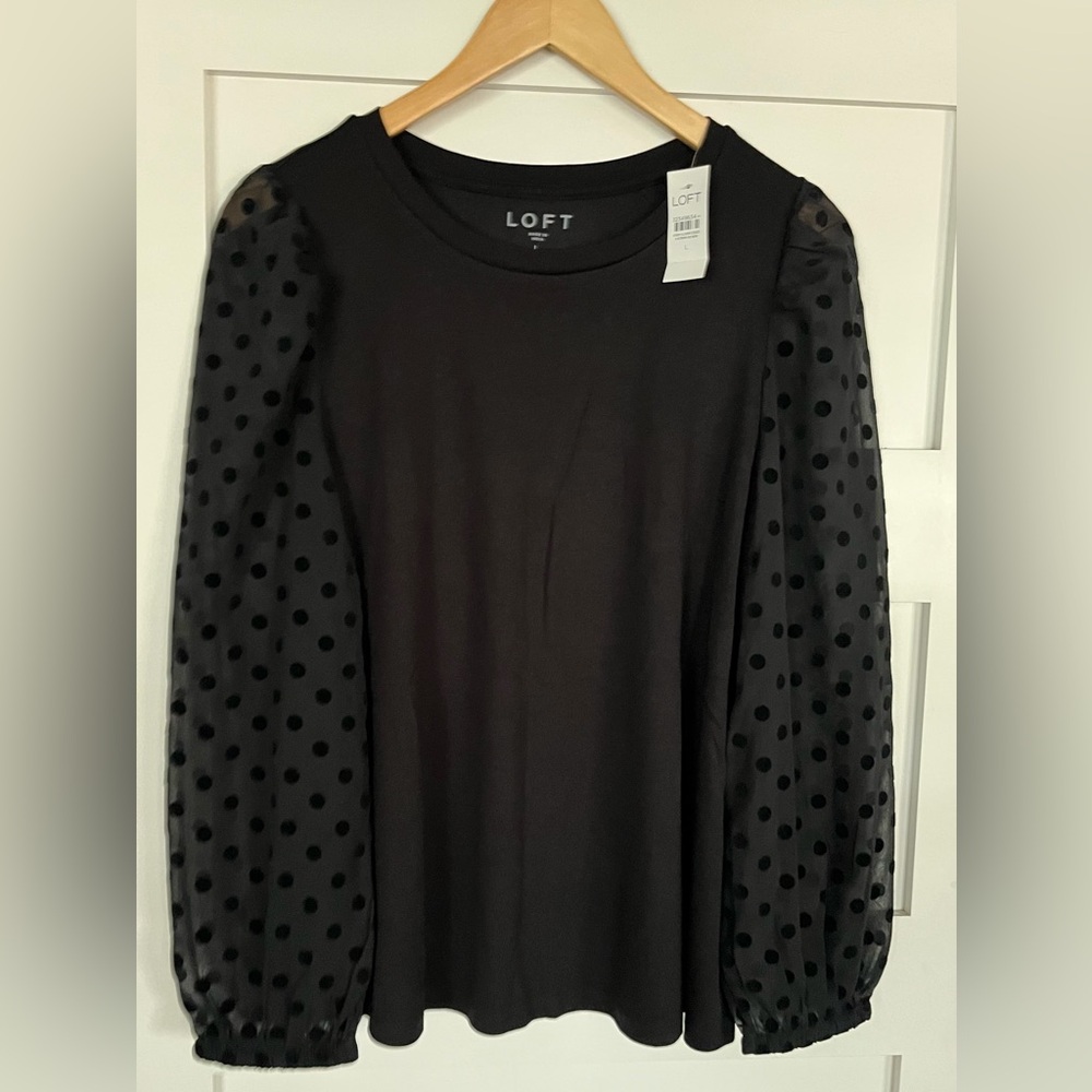LOFT Classic Black Top